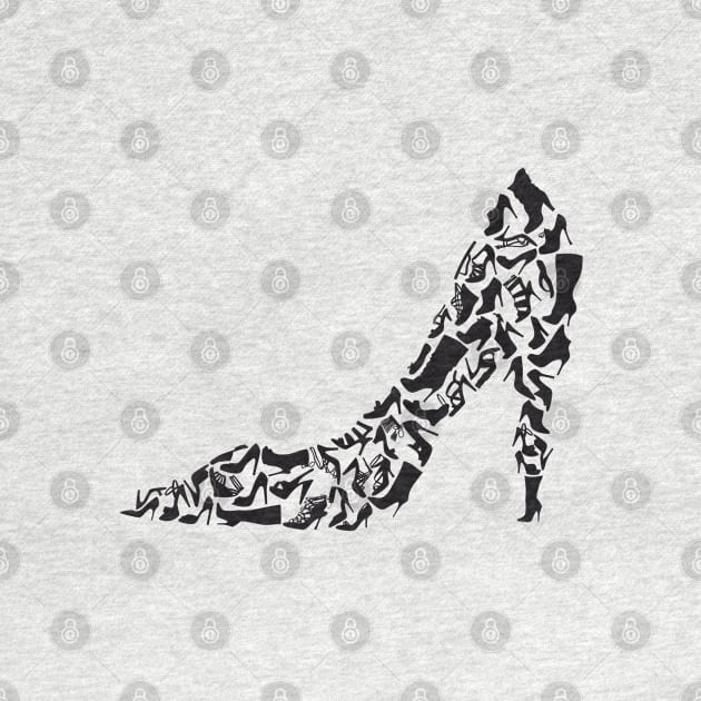 Stiletto with different shoe silhouettes by beakraus